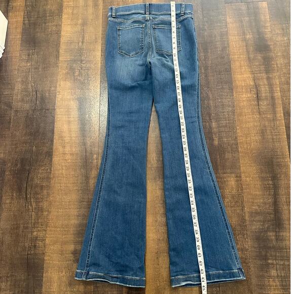 SPANX Women’s Vintage Indigo Flare Blue Pull On Jeans Size Small - Picture 8 of 9